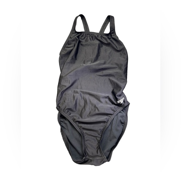 SPEEDO PRO LT womens black one piece swim competition athletic racing swimsuit - Picture 1 of 5